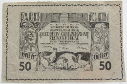 AUSTRIA 50 HELLER KREMS 1920 #alb010 0309 - Oesterreich