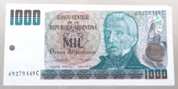 ARGENTINA 1000 PESOS 1983-1985 TOP #alb049 0601 - Argentine