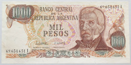 ARGENTINA 1000 PESOS 1974 TOP #alb016 0495 - Argentine