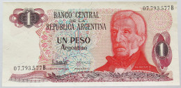 ARGENTINA 1 PESO 1984 TOP #alb016 0551 - Argentine