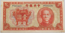 CHINA 1 YUAN 1936 #alb012 0243 - Chine