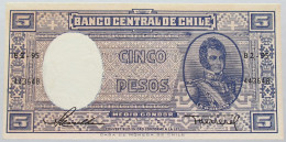 CHILE 5 PESOS 1947 TOP #alb016 0255 - Cile