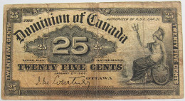 CANADA 25 CENTS 1900 #alb012 0161 - Kanada