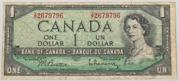 CANADA 1 DOLLAR 1954 #alb016 0457 - Canada