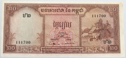 CAMBODIA 20 RIELS #alb014 0253 - Cambodge