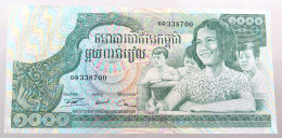 CAMBODIA 1000 RIELS 1973 TOP #alb051 0853 - Cambodge