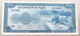CAMBODIA 100 RIELS 1972 TOP #alb051 0829 - Cambodge