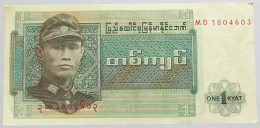 BURMA 1 KYAT #alb018 0161 - Myanmar