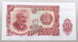 BULGARIA 10 LEVA 1951 TOP #alb050 1253 - Bulgaria