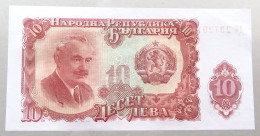 BULGARIA 10 LEVA 1951 TOP #alb050 1257 - Bulgarien