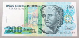 BRAZIL 200 CRUZEIROS 1990 TOP #alb049 0939 - Brésil