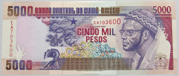 GUINEE BISSAU 5000 PESOS 1990 UNC #alb018 0001 - Guinea–Bissau