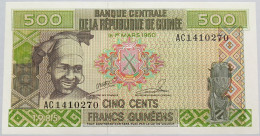 GUINEE 500 FRANCS 1960 UNC #alb018 0199 - Guinea–Bissau