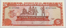 HAITI 5 GOURDES 1987 UNC #alb018 0177 - Haïti