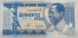 GUINE BISSAU 500 PESOS 1990 UNC #alb018 0027 - Guinee-Bissau