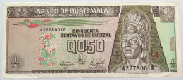 GUATEMALA 1/2 QUETZAL 1989 #alb016 0005 - Guatemala