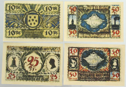 COLLECTION BANKNOTES NOTGELD GERMANY 4pc #alb067 0483 - Collections & Lots