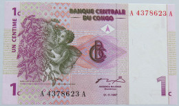 CONGO 1 CENT 1997 #alb003 0043 - République Démocratique Du Congo & Zaïre