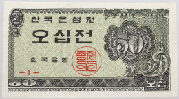 KOREA 50 JEON 1962 TOP #alb014 0455 - Korea, Zuid