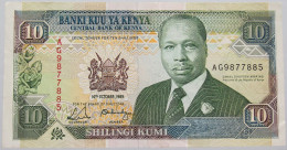 KENYA 10 SHILINGI 1989 TOP #alb014 0347 - Kenia