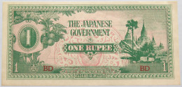 JAPANESE GOVERNMENT BURMA 1 RUPEE #alb018 0133 - Giappone