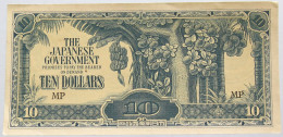 JAPANESE GOVERNMENT 10 DOLLARS MALAYSIA #alb018 0135 - Japon
