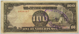 JAPAN 100 PESOS OVERSTAMP #alb067 0429 - Japan