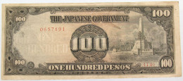 JAPAN 100 PESOS 1944 #alb016 0023 - Japan