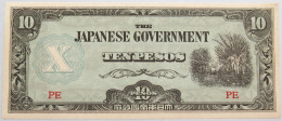 JAPAN 10 PESOS PHILIPPINES WW2 #alb014 0057 - Japon