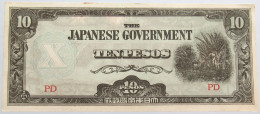 JAPAN 10 PESOS PHILIPPINES #alb014 0241 - Japón