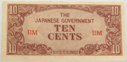 JAPAN 10 CENTS WW2 TOP #alb014 0433 - Japon