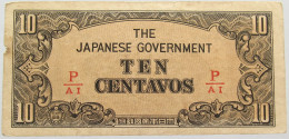 JAPAN 10 CENTAVOS PHILIPPINES #alb015 0253 - Japon