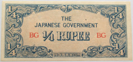 JAPAN 1/4 RUPEE TOP BURMA WW2 #alb014 0431 - Japan