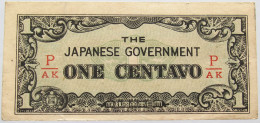 JAPAN 1 CENTAVO PHILIPPINES #alb015 0245 - Japón
