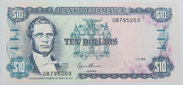 JAMAICA 10 DOLLARS 1994 TOP #alb014 0209 - Jamaique