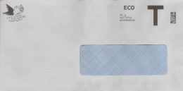 SECOURS POPULAIRE FRANCAIS -  ECO  T - Cartes/Enveloppes Réponse T
