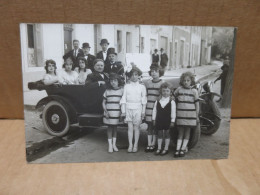 CAVAILLON (84) Carte Photo Automobile Groupe De Personnages Reines Superbe Plan - Cavaillon