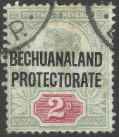 Bechuanaland Protectorate. 1897-1902 QV Of GB O/p. 2d Used SG 62 - 1885-1964 Herrschaft Von Bechuanaland