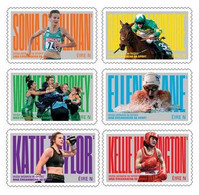 Ireland 2022 Irish Women In Sport 6V Stamps MNH (**) Hockey, Boxing, Atheletics, Running , Horse Riding - Ungebraucht