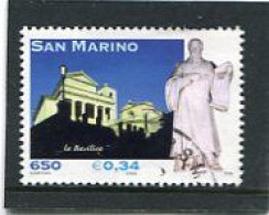 SAN MARINO - 2000   34c  ARCHITECTURE  FINE USED - Usati