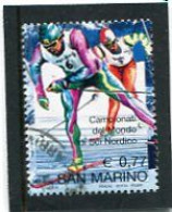 SAN MARINO - 2003   77c   CROSS-COUNTRY  SKIING  EX MS  FINE USED - Usados