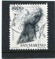 SAN MARINO - 1976  1000L  CIVIL VIRTUES  FINE USED - Gebraucht