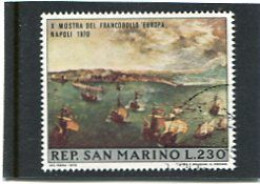 SAN MARINO - 1970  230 L  NAPOLI EXPO  FINE USED - Usados