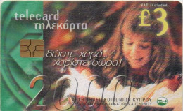 CYPRUS - CHIP CARD - CHRISTMAS 1999 - Zypern