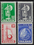 ISLANDE - N° 182/185** - Participation De L'Islande à L'Exposition De New-York 1939. Série Complète  LUXE - Nuovi