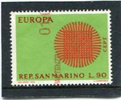 SAN MARINO - 1970  90 L  EUROPA  FINE USED - Gebruikt