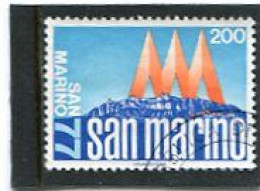 SAN MARINO - 1977  200 L  EXPO  FINE USED - Used Stamps