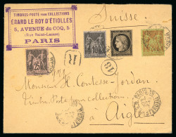 1892, Cérès Non Dentelé 20 Centimes Noir Y&T N°3, Usage - 1849-1850 Ceres