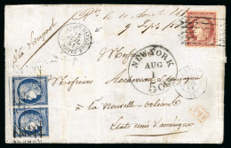 1851, Lettre Pour La Nouvelle-Orléans (États-Unis) - 1849-1850 Ceres