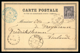 1891, Carte Postale Repiquage De La Société Timbrophile - Altri & Non Classificati
